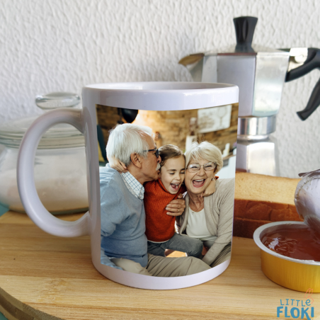 Tazza classica bianca personalizzata