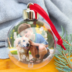 Pallina di Natale personalizzata con Foto