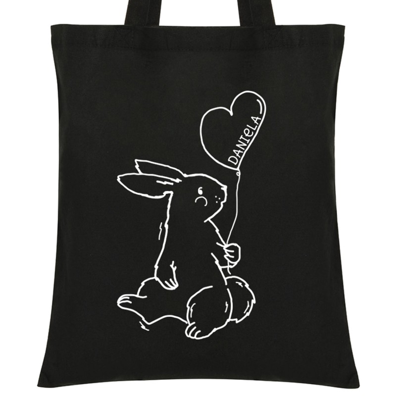 Borsa Shopper Little Floki personalizzata con nome Borsa Shopper Little Floki personalizzata con nome