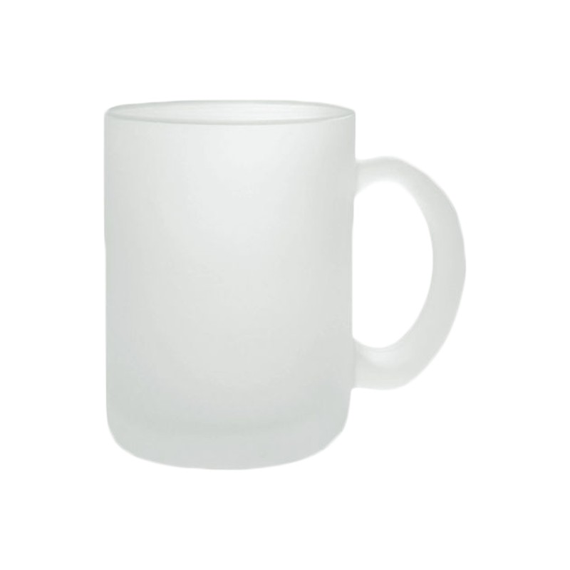 Tazza in vetro smerigliato personalizzata Tazza in vetro smerigliato personalizzata